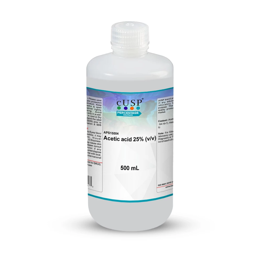 Acetic Acid 25% V/V