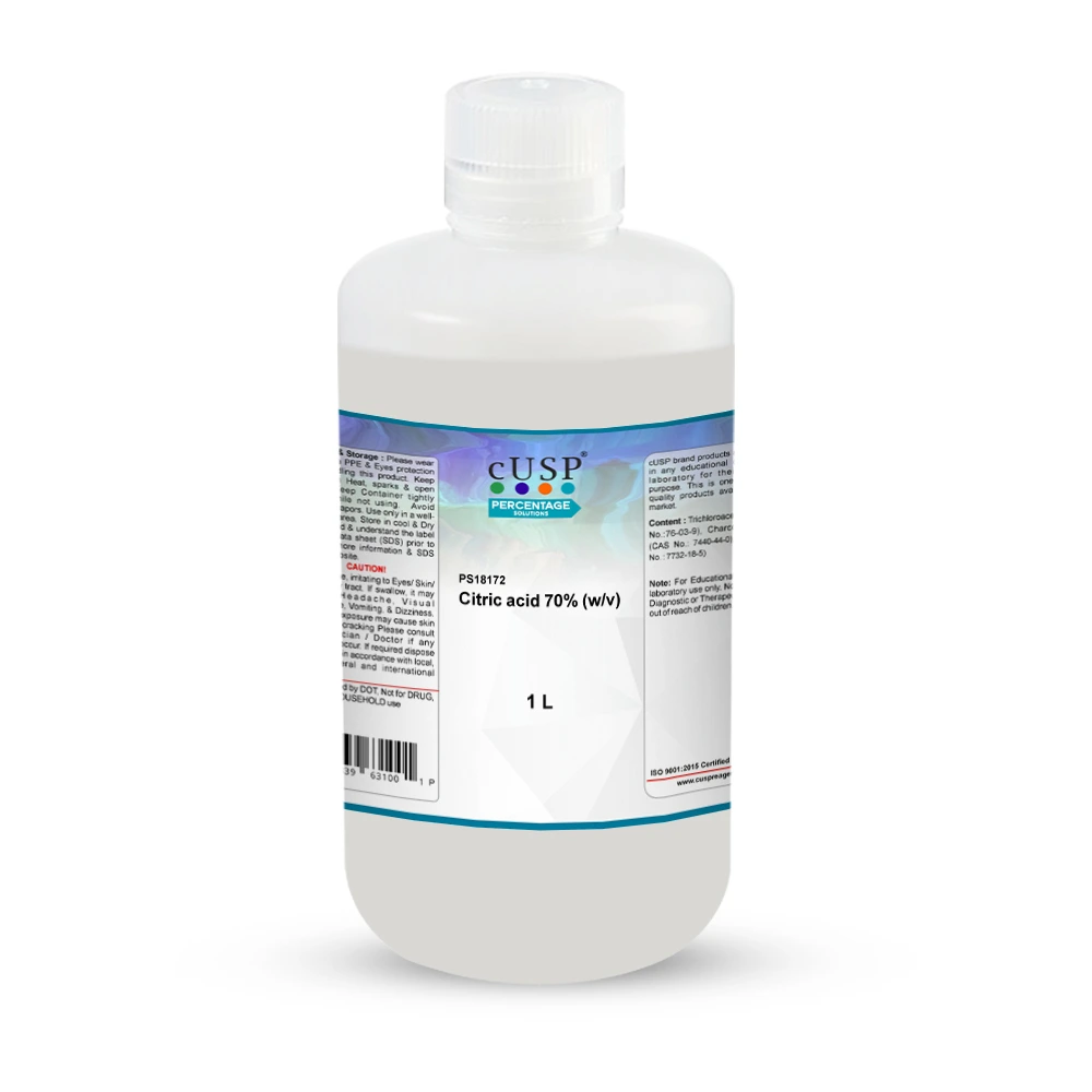 Citric Acid 70 % W/V
