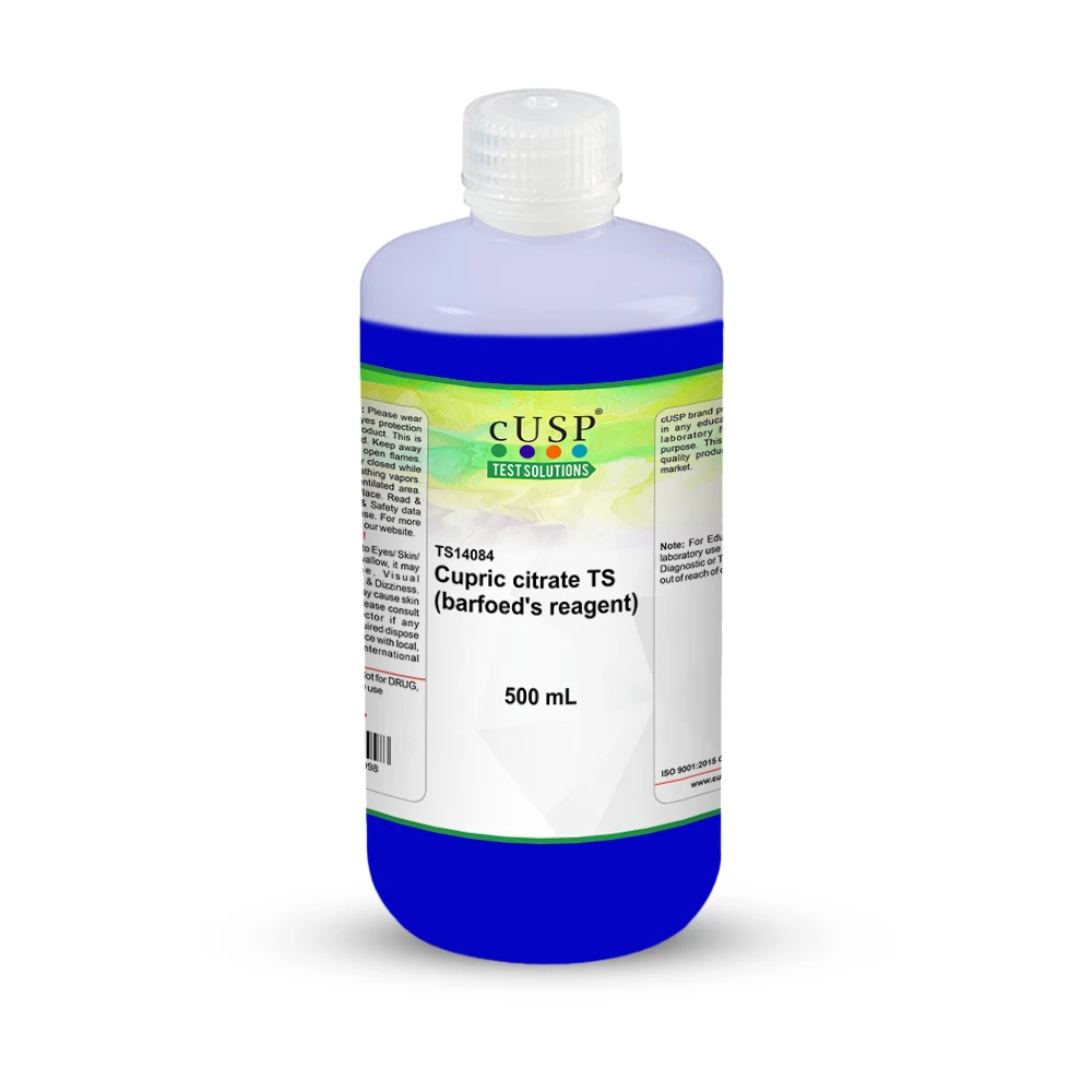 Cupric Citrate TS (Barfoed's Reagent)
