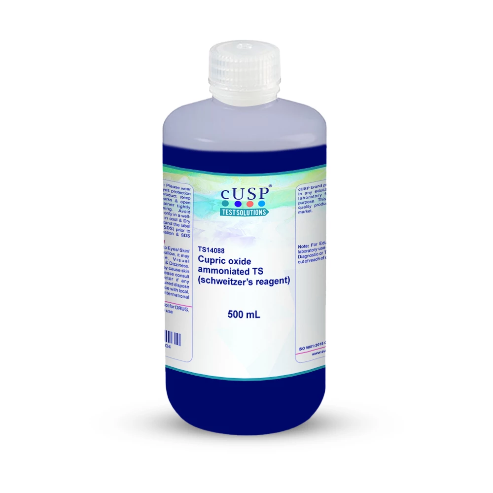 Cupric Oxide, Ammoniated, TS (Schweitzer's Reagent)