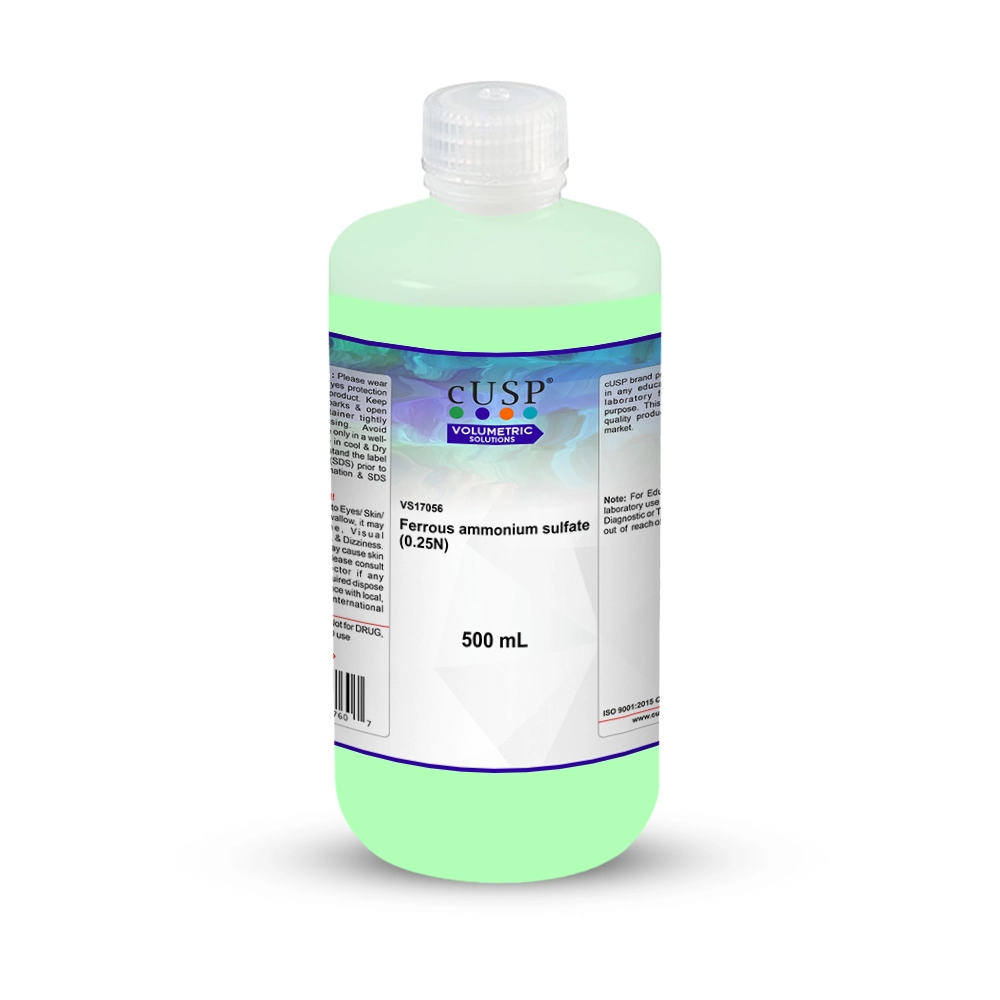 Ferrous Ammonium Sulfate 0.250N