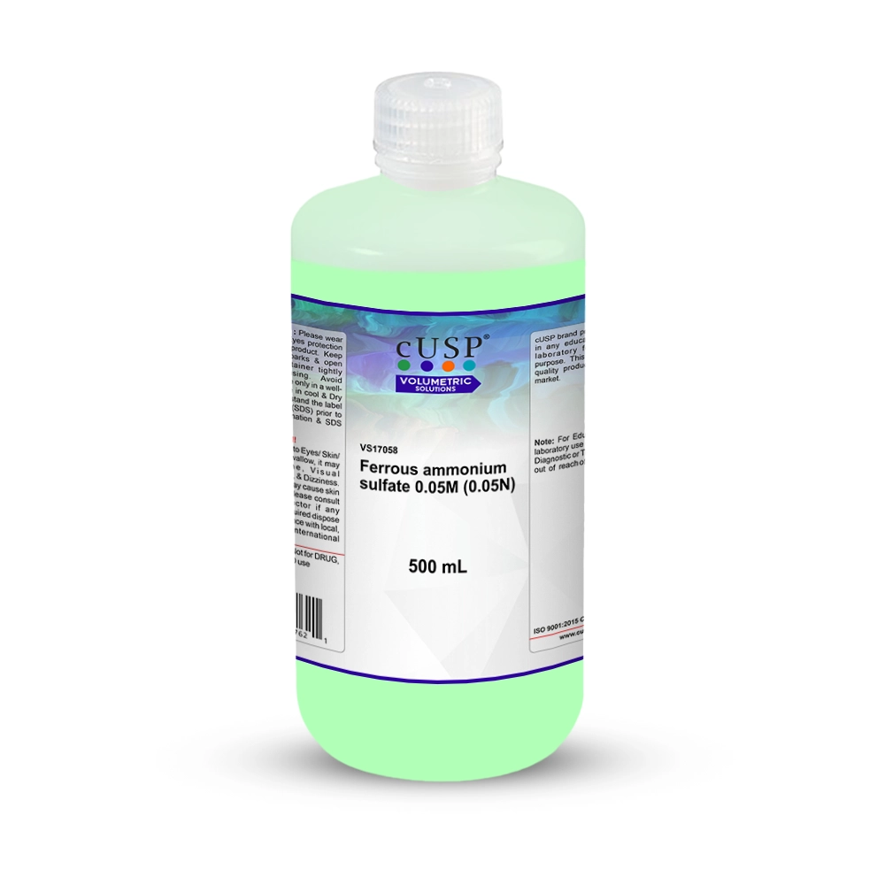 Ferrous Ammonium Sulfate 0.050M (0.05N)