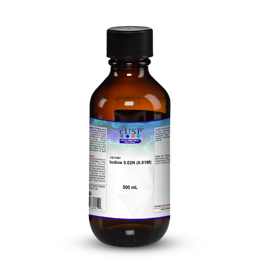 Iodine 0.020N (0.010M)